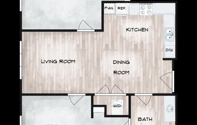2 beds, 1 bath, 700 sqft, $2,055