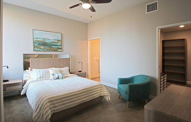 Large Comfortable Bedrooms at The Terminal Tower Residences Apartments, Cleveland, 44113