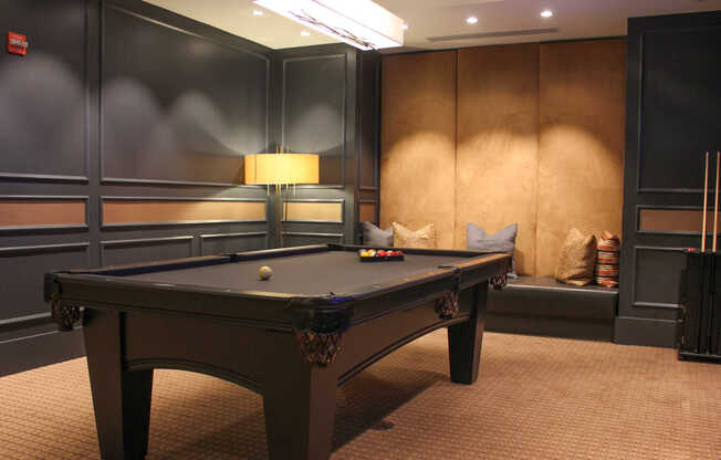 Resident Clubroom with Billiards