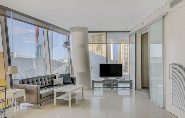 Veer Towers 506E-Strip Views from this Stunning Fully Furnished 1Bd Residence