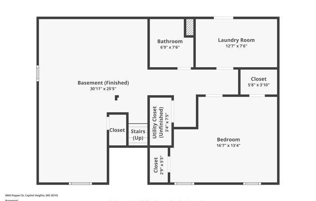 Spacious Single Family Home with backyard space