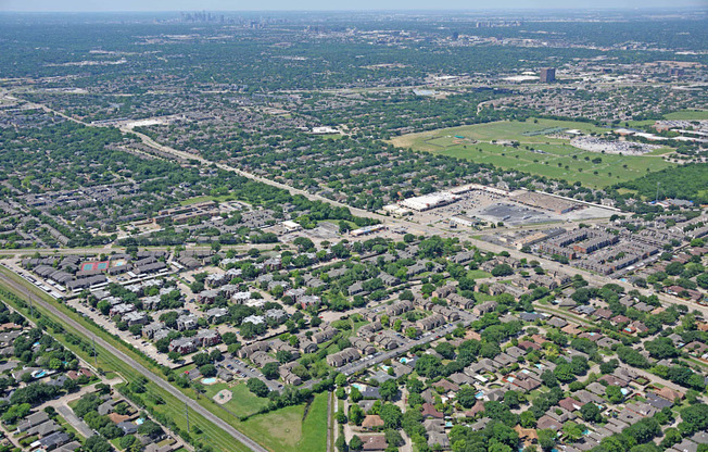 a city from the air