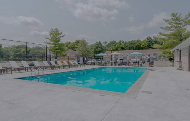 the swimming pool at our apartments