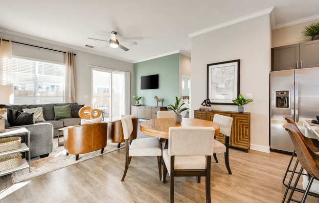 Modern Living Area at Avilla Oakridge, Texas, 75126