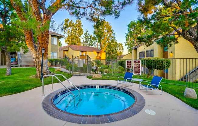 Outdoor Jacuzzi at The Trails at San Dimas, 444 N. Amelia Avenue