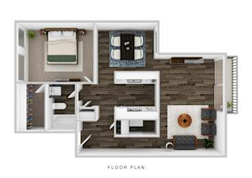 1 bed, 1 bath, 750 sqft, $1,331