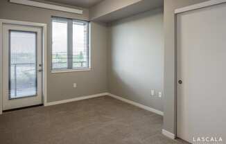 Bedroom at LaScala Apartments in Beaverton, Oregon