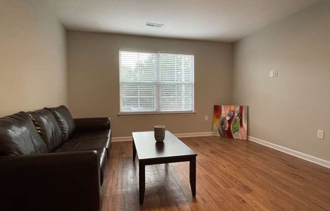 Second floor living room at Oasis at Cedar Branch in Wilmington, NC