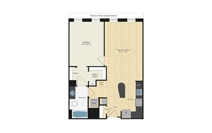 1 bed, 1 bath, 747 sqft, $2,766