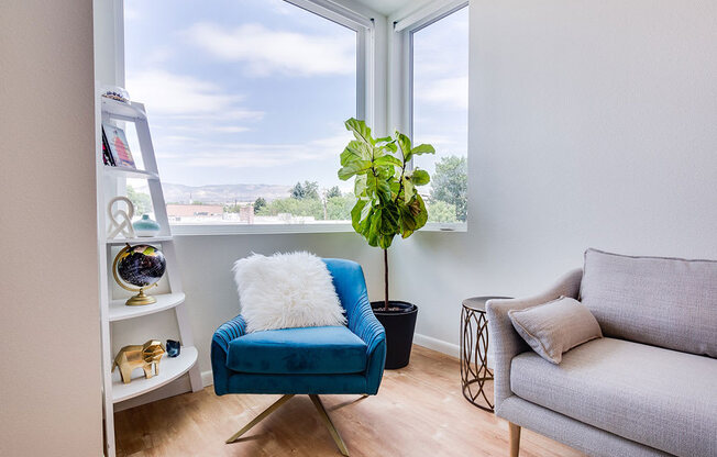 Living Room Sofa And Glass Window at Watercooler, Boise, ID, 83702