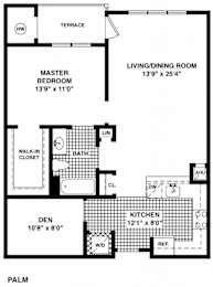1 bed, 1 bath, 934 sqft, $1,965
