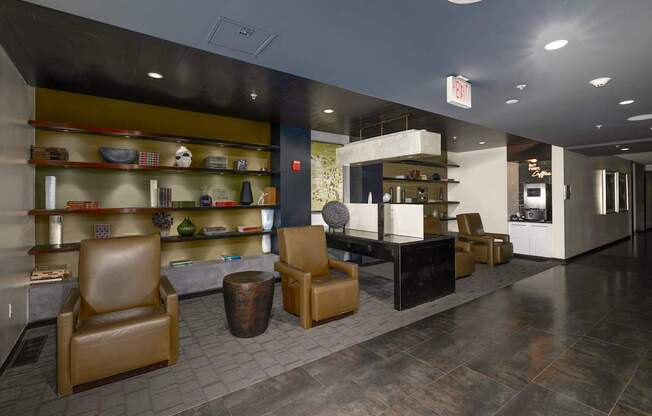 Lobby at Leo at Waterfront Station in the Southwest Waterfront neighborhood in SW, Washington, DC 20024