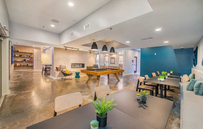 Game Room With Pool Table at The Baxly, Georgia , 31401