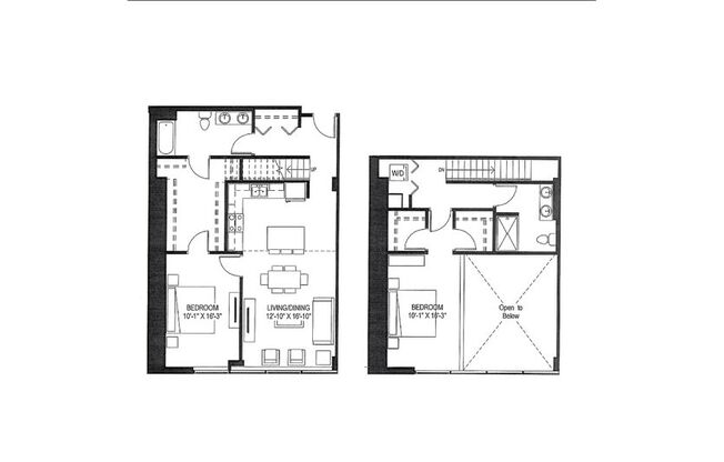 2 beds, 2 baths, 1,434 sqft, $2,299, Unit 111