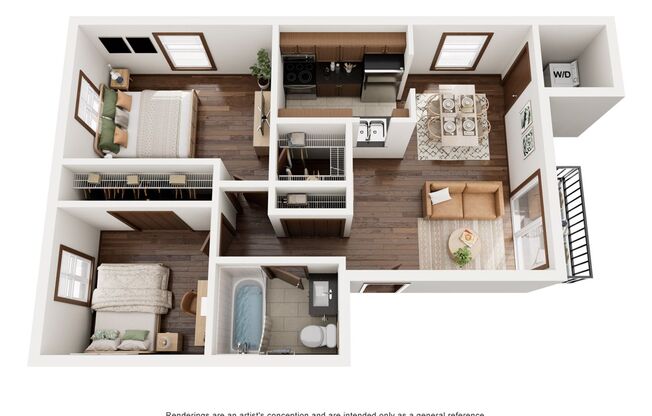 2 beds, 1 bath, 950 sqft, $1,675, Unit 7709CA