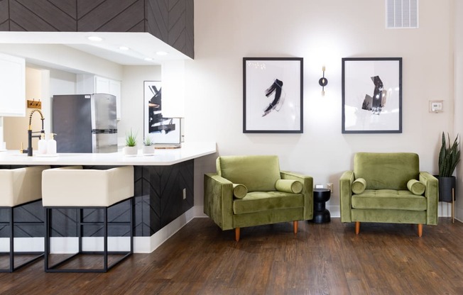 Relaxing Clubhouse at Bradford Ridge Apartments, Indiana