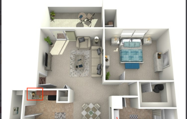 1 bed, 1 bath, 683 sqft, $929, Unit 211