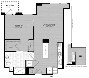1 bed, 1 bath, 759 sqft, $2,925