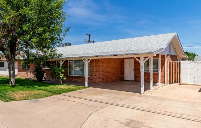 South Scottsdale Charmer! 4 bed + Office, 3 baths, with Pool and huge covered patio