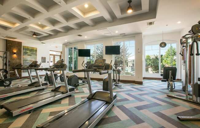 State-Of-The-Art Gym And Spin Studio at SkyStone Apartments, Albuquerque, 87114