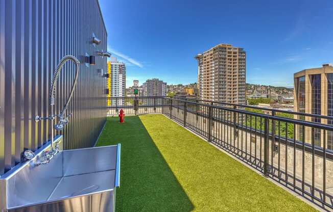 O2 Apartments Outdoor Dog Park and Pet Wash Station