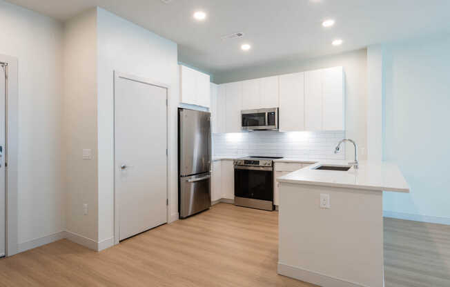 Kitchen with Stainless Steel Appliances
