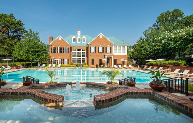 Shimmering Swimming Pool at Fairfax Square, Fairfax