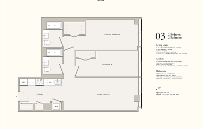 2 beds, 2 baths, $8,250, Unit 203