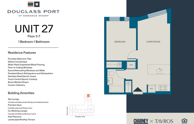 1 bed, 1 bath, $4,650, Unit 727