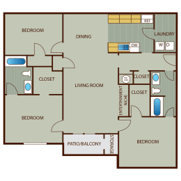 3 beds, 2 baths, 1,476 sqft, $1,769