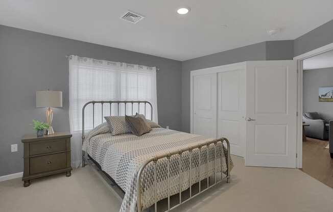 Apartment Bedroom | Oakwood Hills Apartments in Mechanicsbueg, PA | Property Management Inc