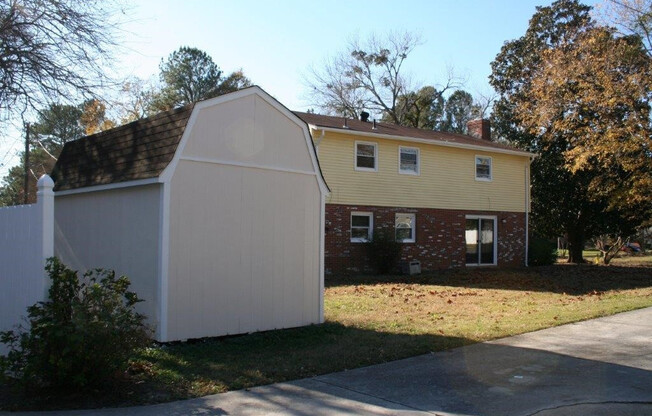 TWO STORY COLONIAL WITH A LARGE BACKYARD