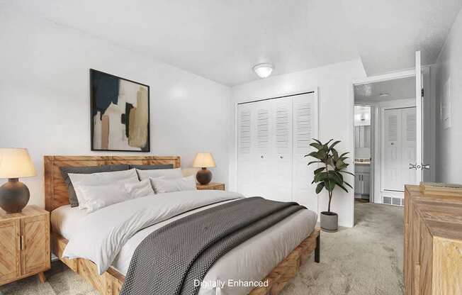 Spacious bedroom at Apple Ridge Apartments, Walker, MI