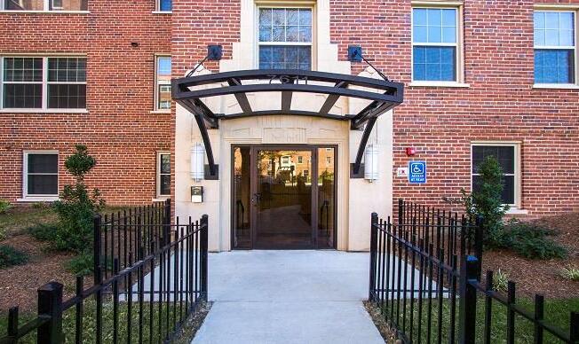 exterior view of juniper courts apartments in takoma washington dc