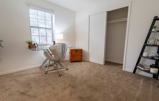 Closet View at Sandstone Court Apartments, Greenwood