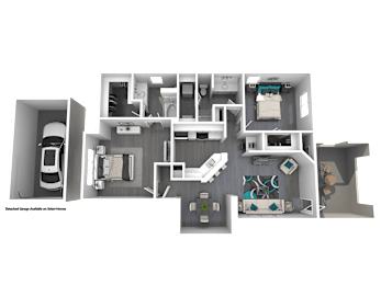 2 beds, 2 baths, 1,128 sqft, $1,865