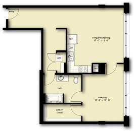 1 bed, 1 bath, 918 sqft, $2,940