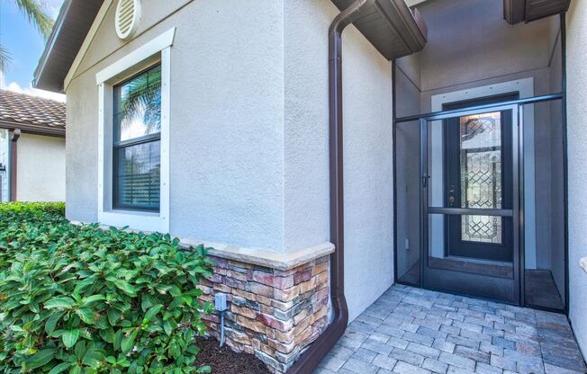 4 Bedroom 3 Bathroom Pool Home with a Pond View in a Gated Community