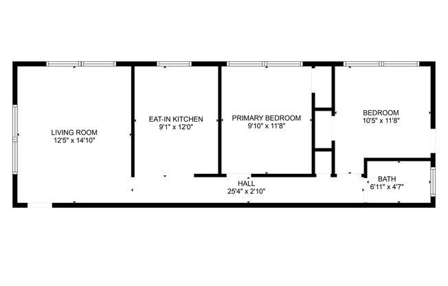 2 beds, 1 bath, 750 sqft, $1,325