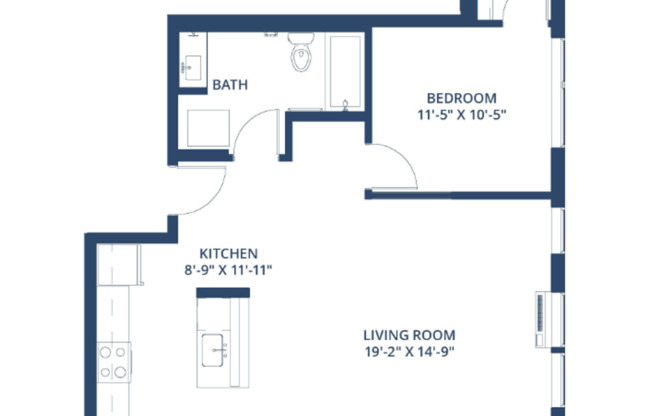 1 bed, 1 bath, 778 sqft, $1,525, Unit Unit 310