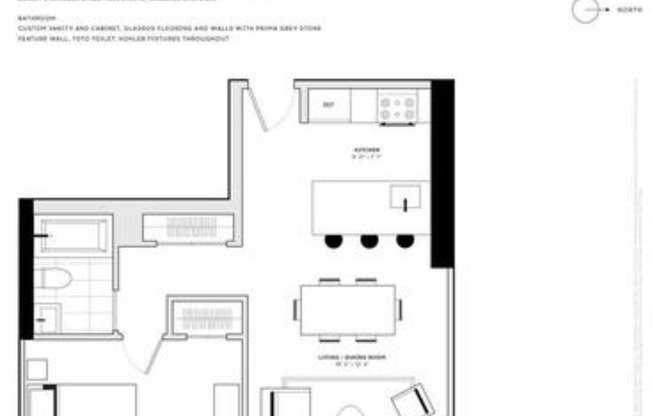 1 bed, 1 bath, $5,995, Unit 4H