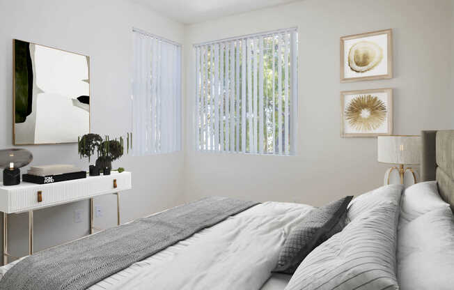 Bedroom with Hard Surface Flooring