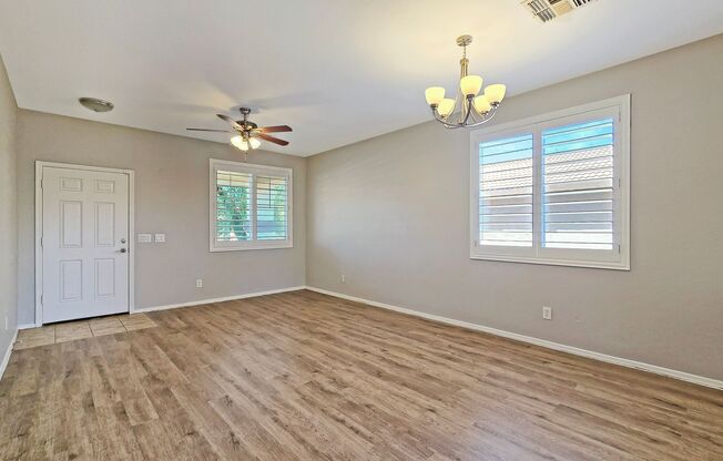 Lots of sq ft for the money in Goodyear!  New paint and flooring!