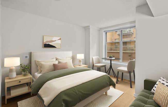 Bedroom with Hard Surface Flooring