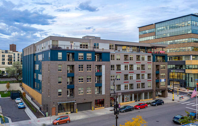 Building view at The Palmer, MN, 55401