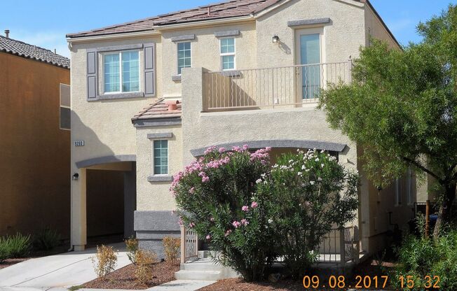 Charming 3Bed/4Bath, 2-Story Home in this beautiful Southwest Community near Durango Station Casino and Uncommons!