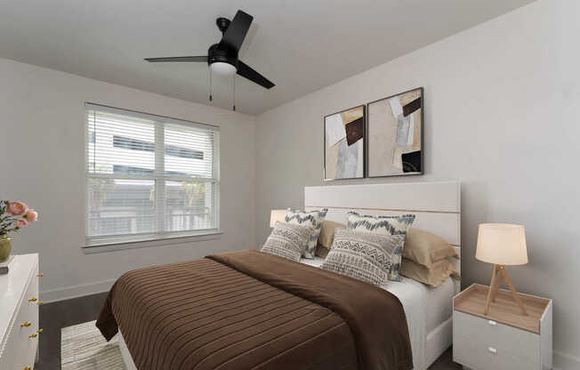 Bedroom with Hard Surface Flooring