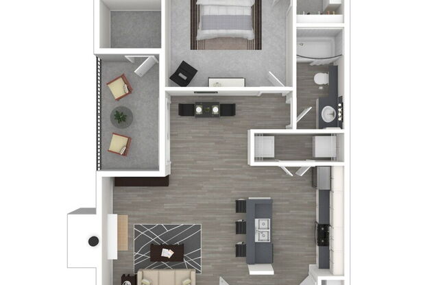 1 bed, 1 bath, 850 sqft, $1,685