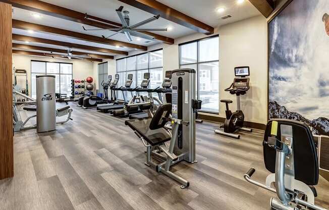 Gym at Icon Apartment Homes at Ferguson Farm, Bozeman, MT, 59718