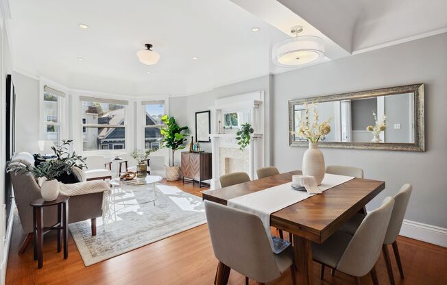 Bernal Heights: Remodeled Unfurnished Top Floor Condo w/ Garage Parking & Shared Yard